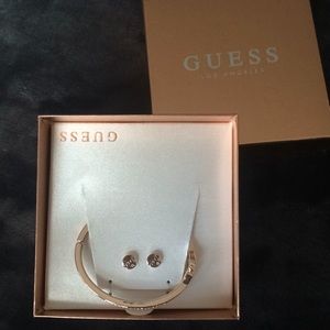 Guess Jewelry - Guess rose gold earring and bracelet set Guess Jewelry - Guess rose gold earring and bracelet set